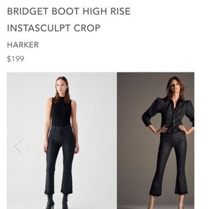 DL1961 Bridget Boot: High rise Instasculpt Crop